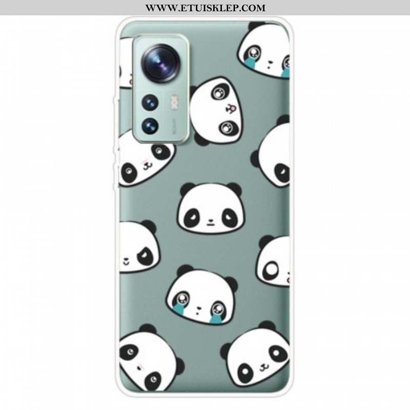 Etui do Xiaomi 12 Pro Głowy Pandy